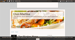 Desktop Screenshot of chezmartine.over-blog.com