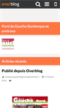 Mobile Screenshot of partidegauche-dunkerque.over-blog.com