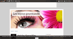 Desktop Screenshot of bijouxgourmands.over-blog.com