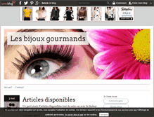 Tablet Screenshot of bijouxgourmands.over-blog.com