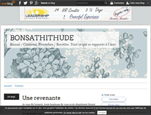 Tablet Screenshot of bonsathithude.over-blog.com