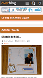 Mobile Screenshot of chrislacigale.over-blog.com