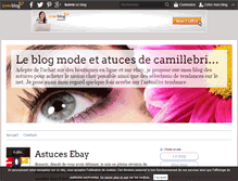 Tablet Screenshot of camillebrindille.over-blog.fr