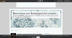 Desktop Screenshot of lescreationsdekarine.over-blog.fr