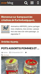 Mobile Screenshot of lescreationsdekarine.over-blog.fr