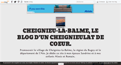 Desktop Screenshot of cheignieu-la-balme.over-blog.com