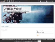 Tablet Screenshot of dramas-vostfr.over-blog.com
