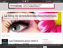 Tablet Screenshot of lerendezvousdescreatrices.over-blog.com