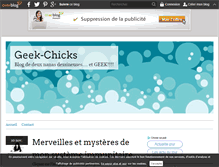 Tablet Screenshot of geek-chicks.over-blog.com