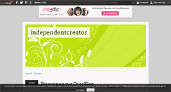 Desktop Screenshot of independentcreator.over-blog.com
