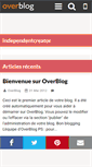 Mobile Screenshot of independentcreator.over-blog.com