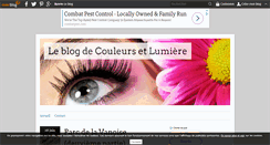 Desktop Screenshot of couleursetlumierenature.over-blog.com