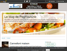 Tablet Screenshot of pegycuisine.over-blog.com