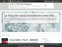 Tablet Screenshot of canal.miniatures.over-blog.com