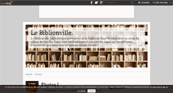 Desktop Screenshot of lebiblionville.over-blog.fr
