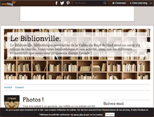 Tablet Screenshot of lebiblionville.over-blog.fr