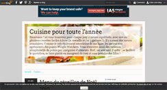 Desktop Screenshot of cuisinepourtoutelannee.over-blog.fr
