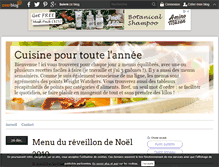 Tablet Screenshot of cuisinepourtoutelannee.over-blog.fr