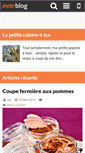 Mobile Screenshot of lapetitecuisined-isa.over-blog.fr