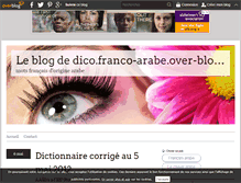 Tablet Screenshot of dico.franco-arabe.over-blog.com