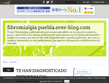 Tablet Screenshot of blogdefibromialgiapuebla.over-blog.com