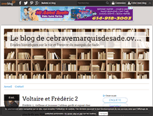 Tablet Screenshot of cebravemarquisdesade.over-blog.com
