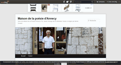 Desktop Screenshot of maisondelapoesie-annecy.over-blog.fr