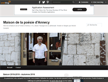 Tablet Screenshot of maisondelapoesie-annecy.over-blog.fr