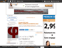 Tablet Screenshot of defitexte.over-blog.fr