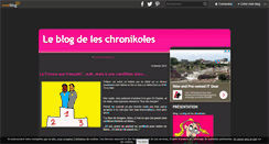 Desktop Screenshot of leschronikoles.over-blog.com