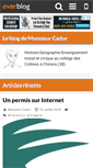 Mobile Screenshot of monsieurcador.over-blog.com
