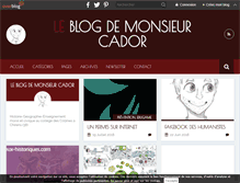 Tablet Screenshot of monsieurcador.over-blog.com