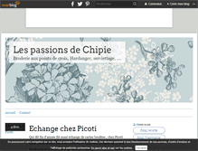 Tablet Screenshot of lespassionsdechipie.over-blog.com