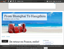 Tablet Screenshot of fromshanghaitohangzhou.over-blog.com