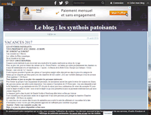 Tablet Screenshot of lessynthoispatoisants.over-blog.com