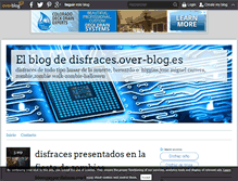 Tablet Screenshot of disfraces.over-blog.es