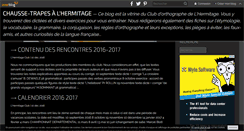 Desktop Screenshot of chausse-trapes.over-blog.com