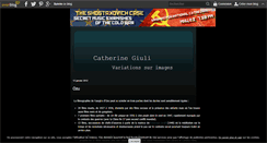 Desktop Screenshot of catherinegiuli.over-blog.com