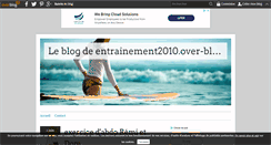 Desktop Screenshot of entrainement2010.over-blog.com