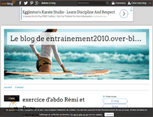 Tablet Screenshot of entrainement2010.over-blog.com