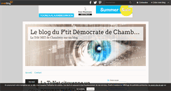 Desktop Screenshot of leptitdemocratechambery.over-blog.com