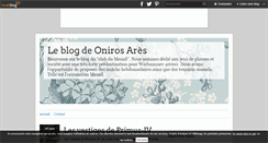 Desktop Screenshot of onirosares.over-blog.com