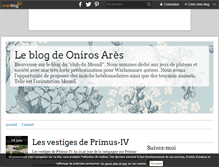 Tablet Screenshot of onirosares.over-blog.com