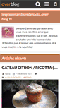 Mobile Screenshot of lacuisinedenadia.over-blog.fr