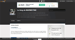 Desktop Screenshot of lesateliersdemarmotine.over-blog.com