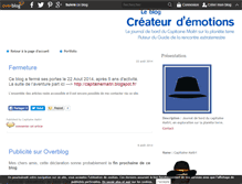 Tablet Screenshot of createur-emotions.over-blog.com