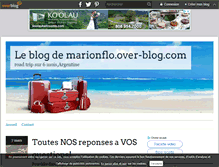 Tablet Screenshot of marionflo.over-blog.com