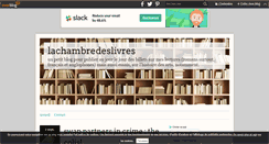 Desktop Screenshot of lachambredeslivres.over-blog.com