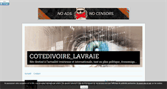 Desktop Screenshot of cotedivoire-lavraie.over-blog.fr