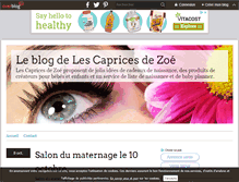 Tablet Screenshot of lescapricesdezoe.over-blog.com